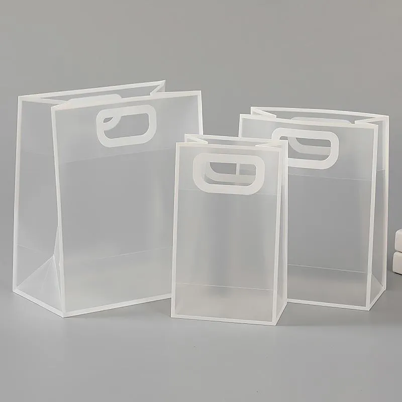 Premium PVC Gift Bags Clear Bags 25pcs