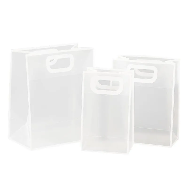 Premium PVC Gift Bags Clear Bags 25pcs