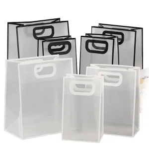 Premium PVC Gift Bags Clear Bags 25pcs