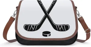 Printed Leather Crossbody Bags Women Shoulder Messenger Bags Designer Satchels Sports Hockey