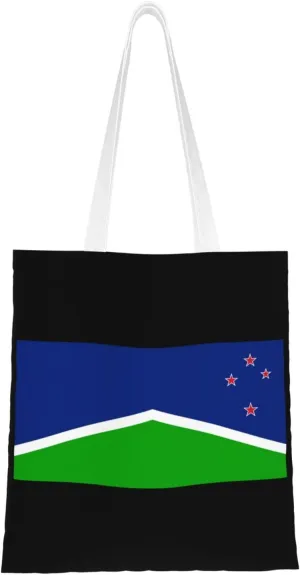 Proposed New Zealand South Island flag Tote Bag for Women Canvas Shopping Bags Reusable Beach Bag Grocery Bags Tote Shoulder Bag Gift Bags
