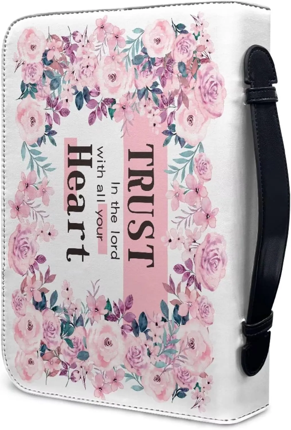 Pu Bible Cover for Women Portable Bible Bag and Totes with Internal Compartments
