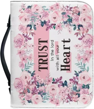 Pu Bible Cover for Women Portable Bible Bag and Totes with Internal Compartments