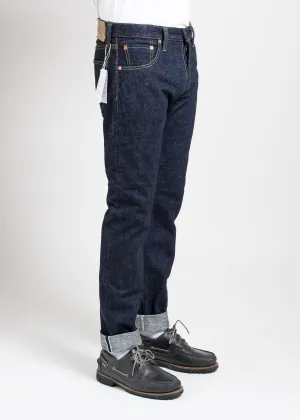 PURE BLUE JAPAN "SLB-013" 16.5OZ SLUB SLIM TAPERED JEANS