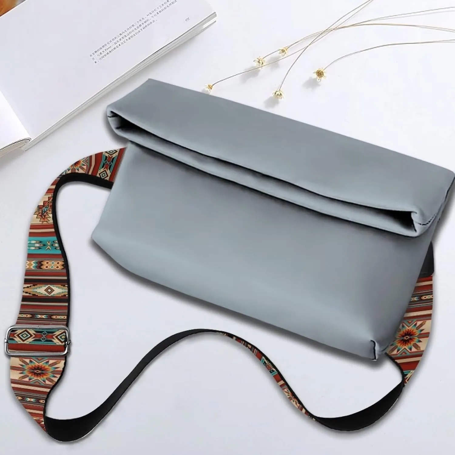 Purse Strap Crossbody Strap Tribe Aztec Design Adjustable Replacement Crossbody Straps Wide Shoulder Strap Canvas Belt for Handbag Satchel Guitar Camera
