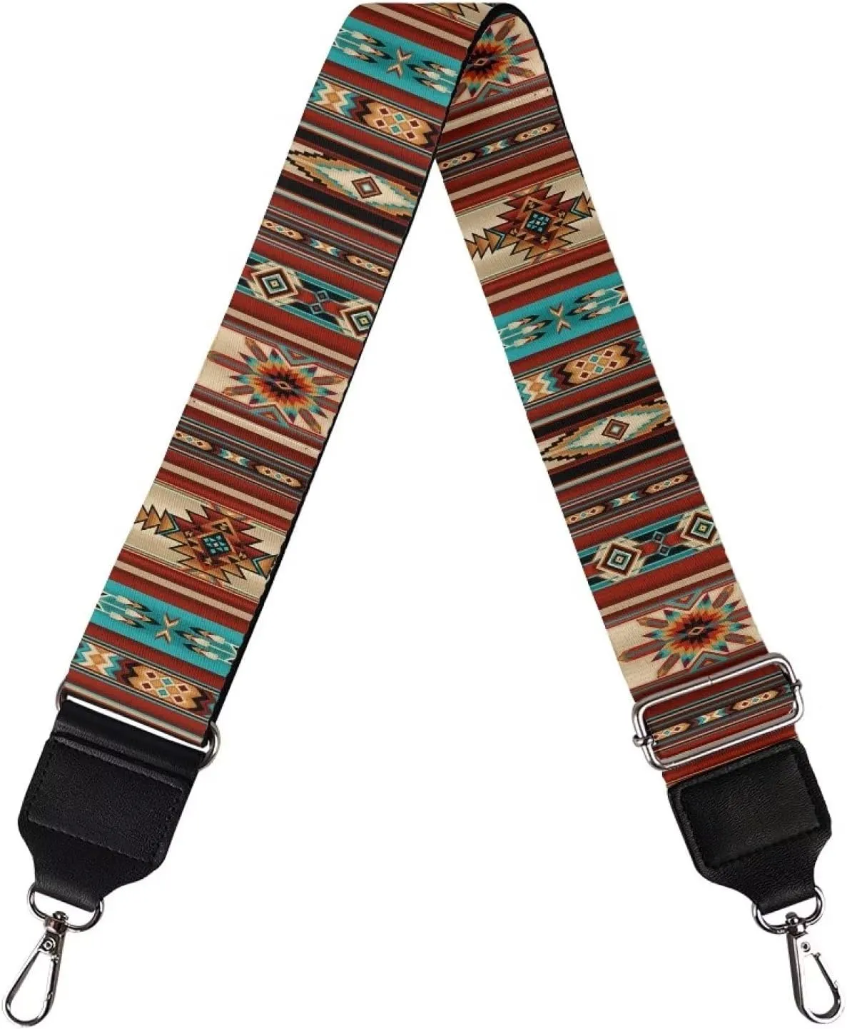 Purse Strap Crossbody Strap Tribe Aztec Design Adjustable Replacement Crossbody Straps Wide Shoulder Strap Canvas Belt for Handbag Satchel Guitar Camera