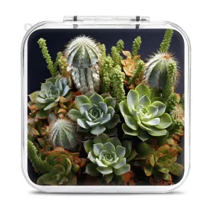 QMNBTES Cactus Multiflesh Switch Game Case Switch Game Holder Cartridge Case Storage 12 Games & 2 Micro Sd Card Slots, Travel Carry Cases, Portable Games Card Storage, Hard Shell, Buckle Closure
