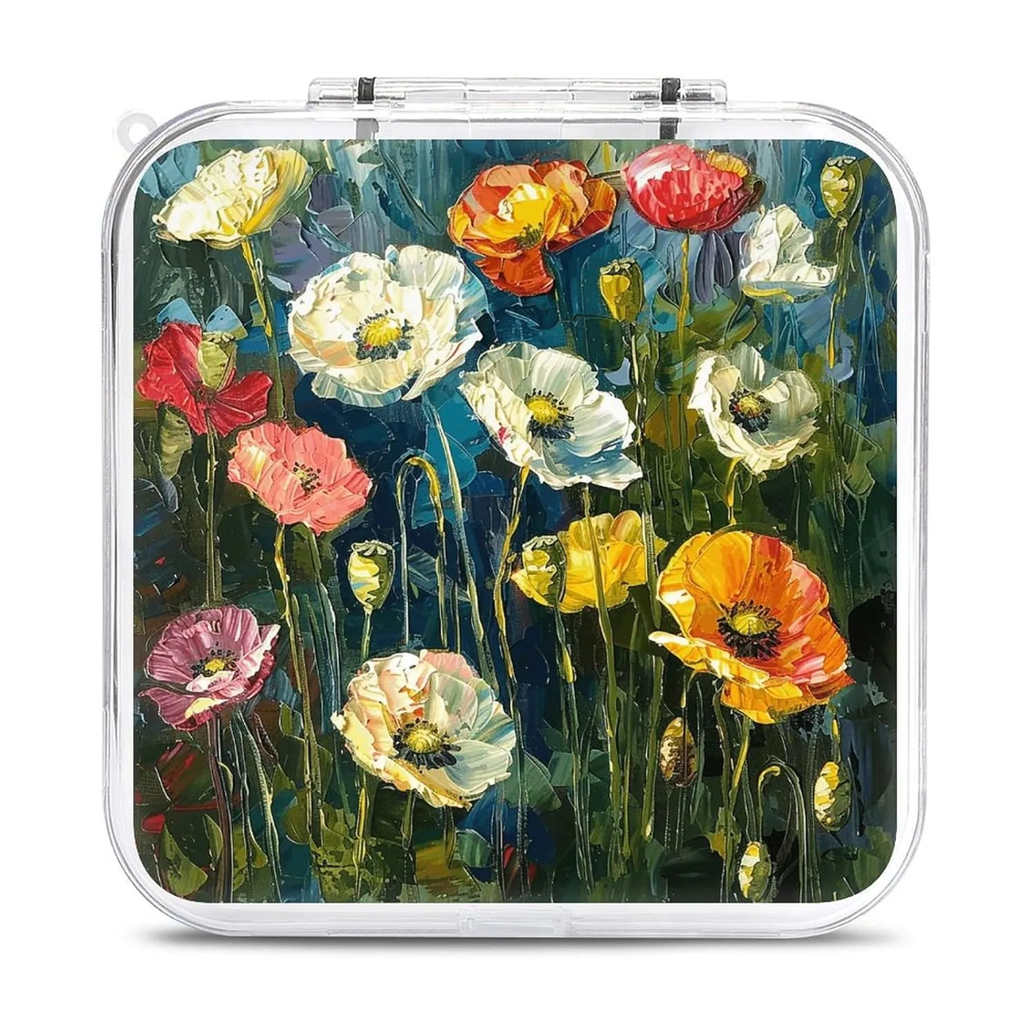 QMNBTES Dark Green Plants Switch Game Case Switch Game Holder Cartridge Case Storage 12 Games & 2 Micro Sd Card Slots, Travel Carry Cases, Portable Games Card Storage, Hard Shell, Buckle Closure