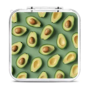 QMNBTES Green Pattern Switch Game Case Switch Game Holder Cartridge Case Storage 12 Games & 2 Micro Sd Card Slots, Travel Carry Cases, Portable Games Card Storage, Hard Shell, Buckle Closure