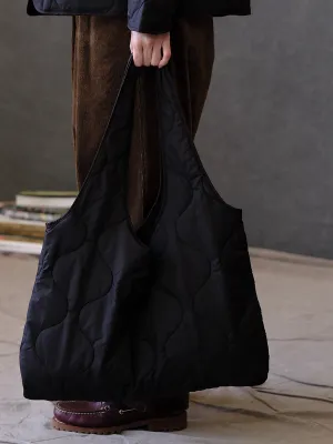 Quilted Shoulder Tote