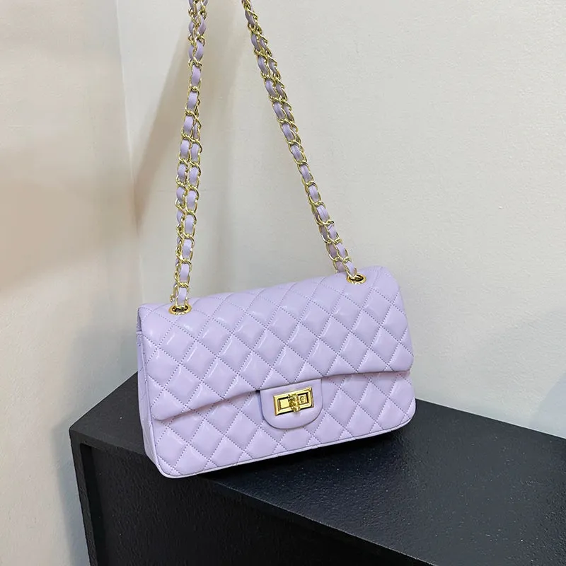 Quilted Spring/Summer Classic Style Fancy Shoulder Chain