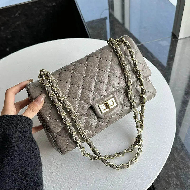 Quilted Spring/Summer Classic Style Fancy Shoulder Chain