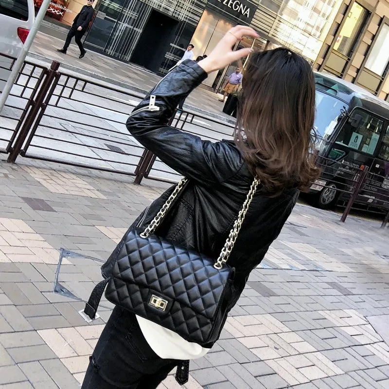 Quilted Spring/Summer Classic Style Fancy Shoulder Chain