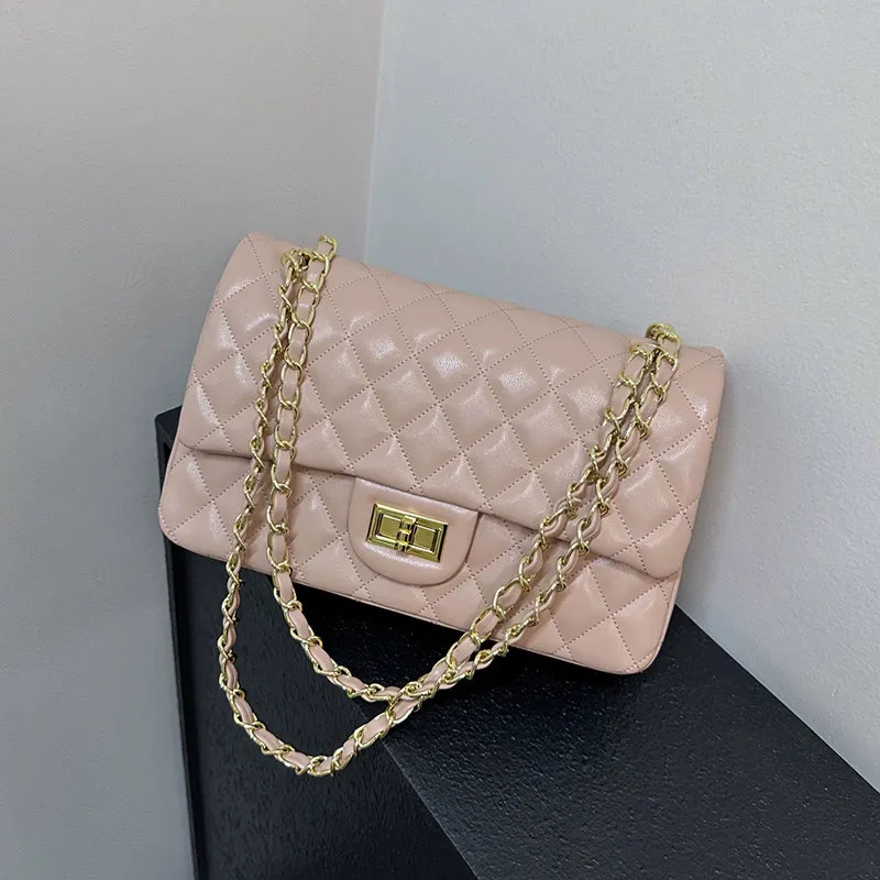 Quilted Spring/Summer Classic Style Fancy Shoulder Chain