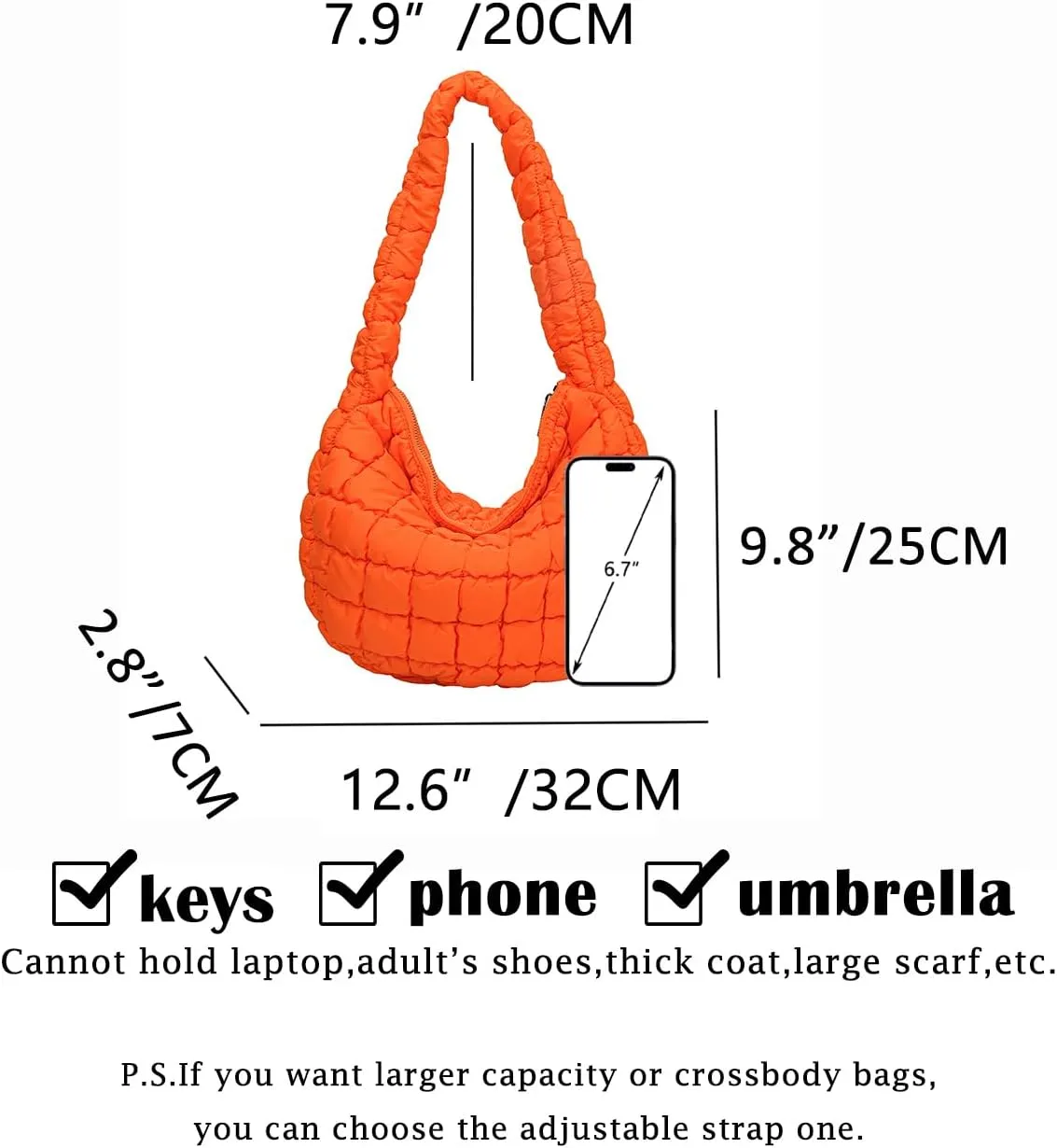 Quilted Tote Bag for Women Puffer Bag Lightweight Padding Shoulder Purse Hobo Bags Satchel Handbag Cloud Bags with Zip 2025