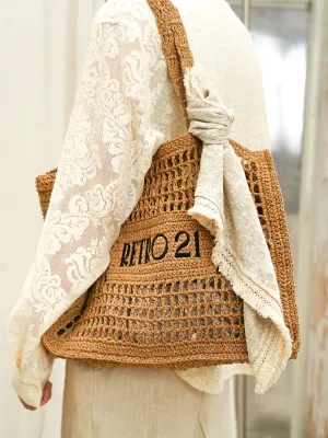 Raffia Woven Tote
