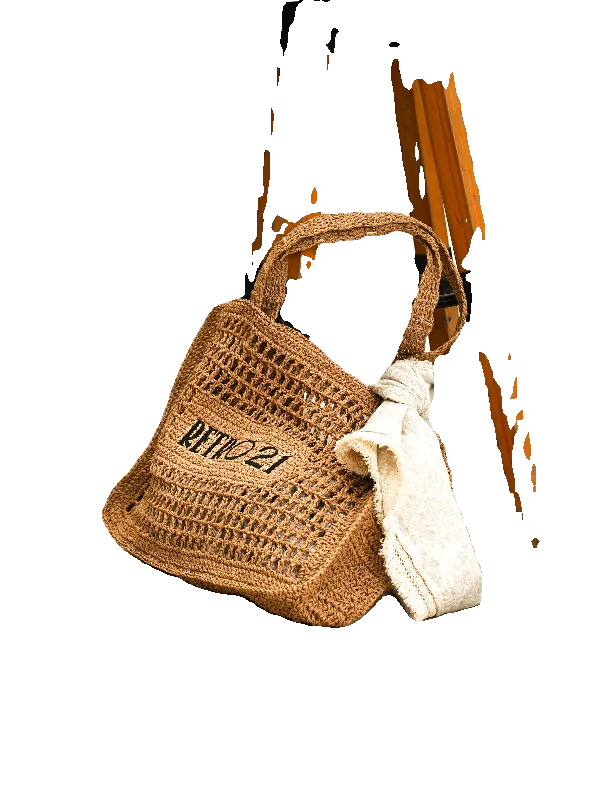 Raffia Woven Tote