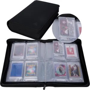 Rayvol 4-Pocket Binder for Card Holders, Holds 40 Cards