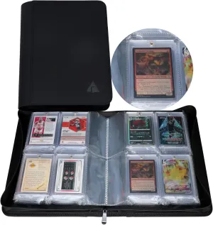 Rayvol 4-Pocket Binder for Magnetic Card Holder, Holds 40 35pt Magnetic Card, Magnetic Card Holder Storage Binder, Upgraded 2025 Version