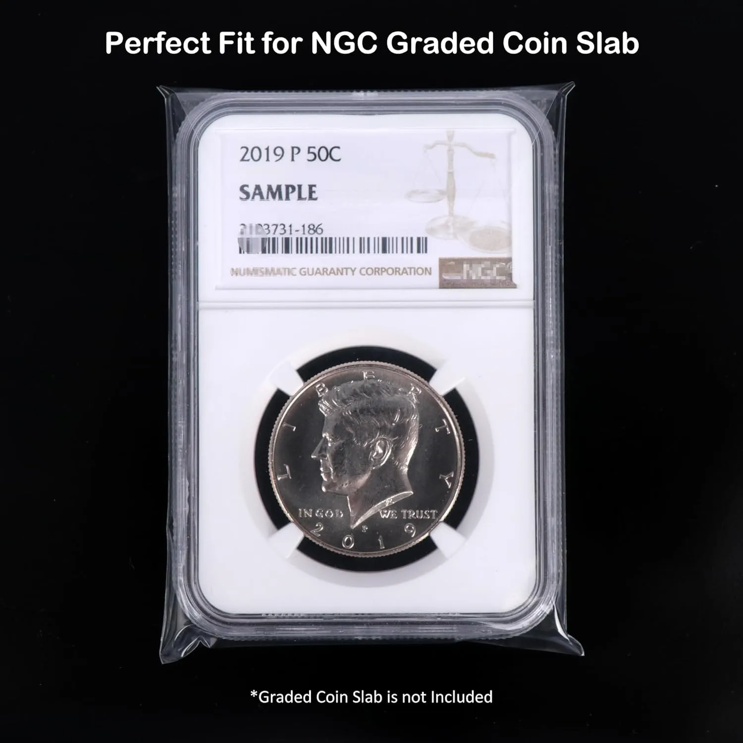 Rayvol Resealable Bags for NGC Coins – Durable, Clear Coin Holders for Safe Storage & Organization – Perfect for Collectors and Dealer (360 Count)
