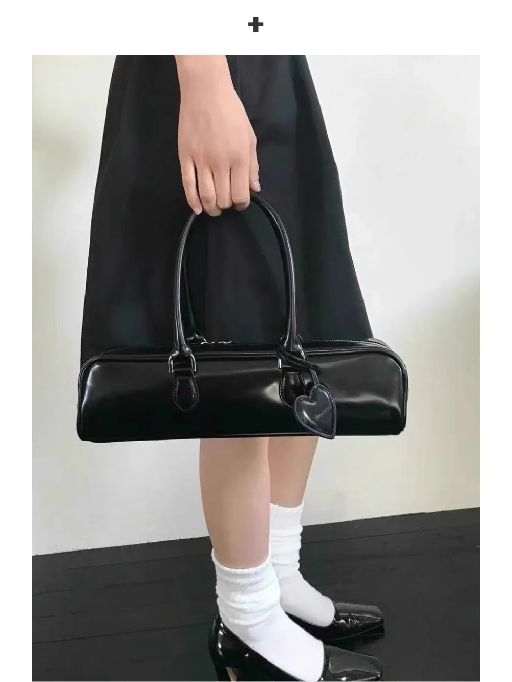 Rectangular Leather Handbag