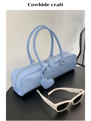 Rectangular Leather Handbag