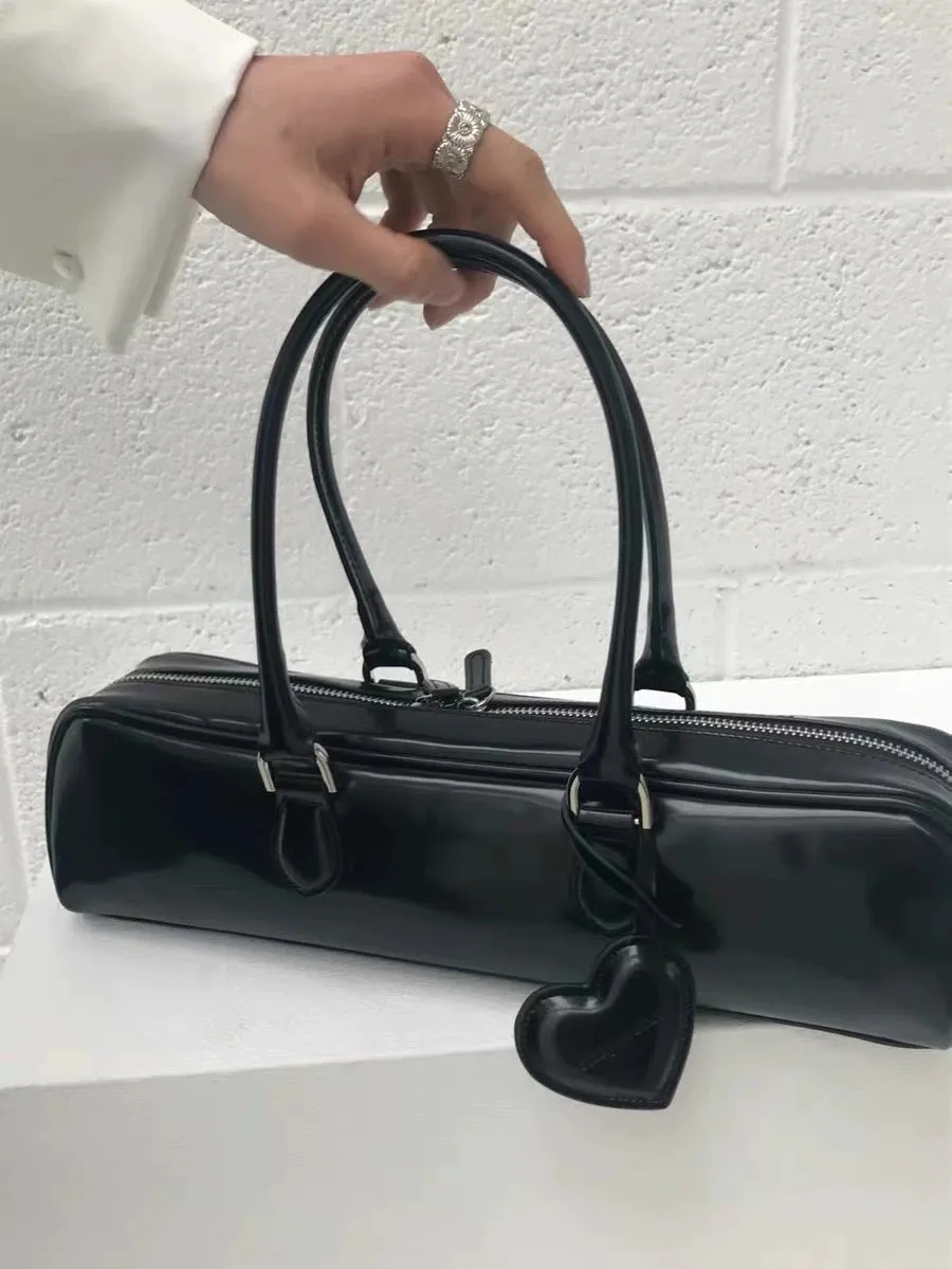 Rectangular Leather Handbag