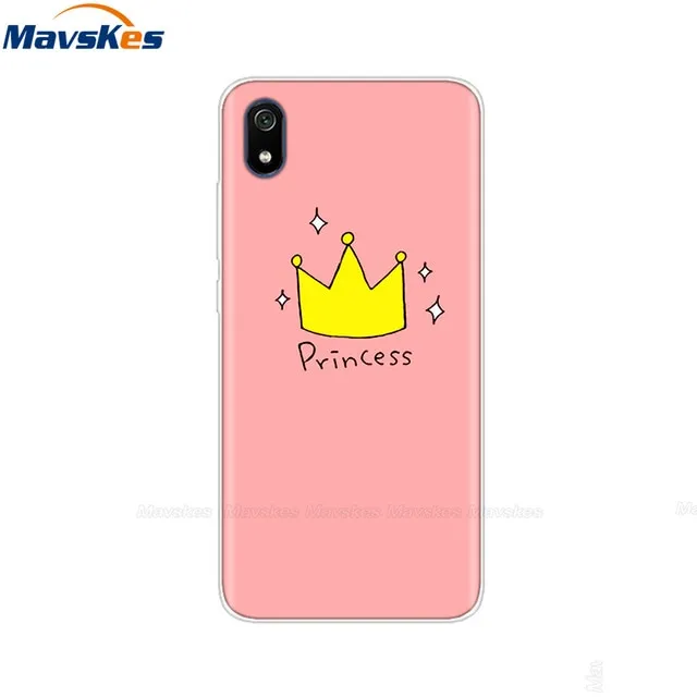 Redmi 7A Soft Silicone Phone Case For Xiaomi Redmi 7 7A Case On For Xiomi Redmi 7A Cover Cute TPU Back Cover For Redmi7A Coque