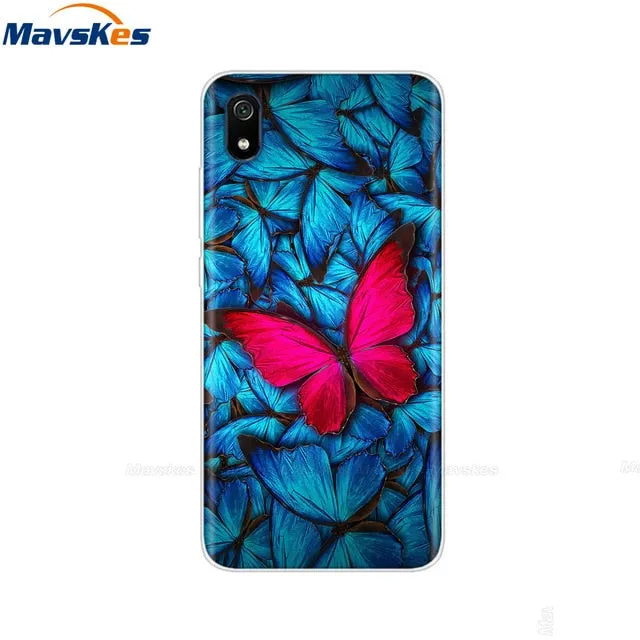 Redmi 7A Soft Silicone Phone Case For Xiaomi Redmi 7 7A Case On For Xiomi Redmi 7A Cover Cute TPU Back Cover For Redmi7A Coque