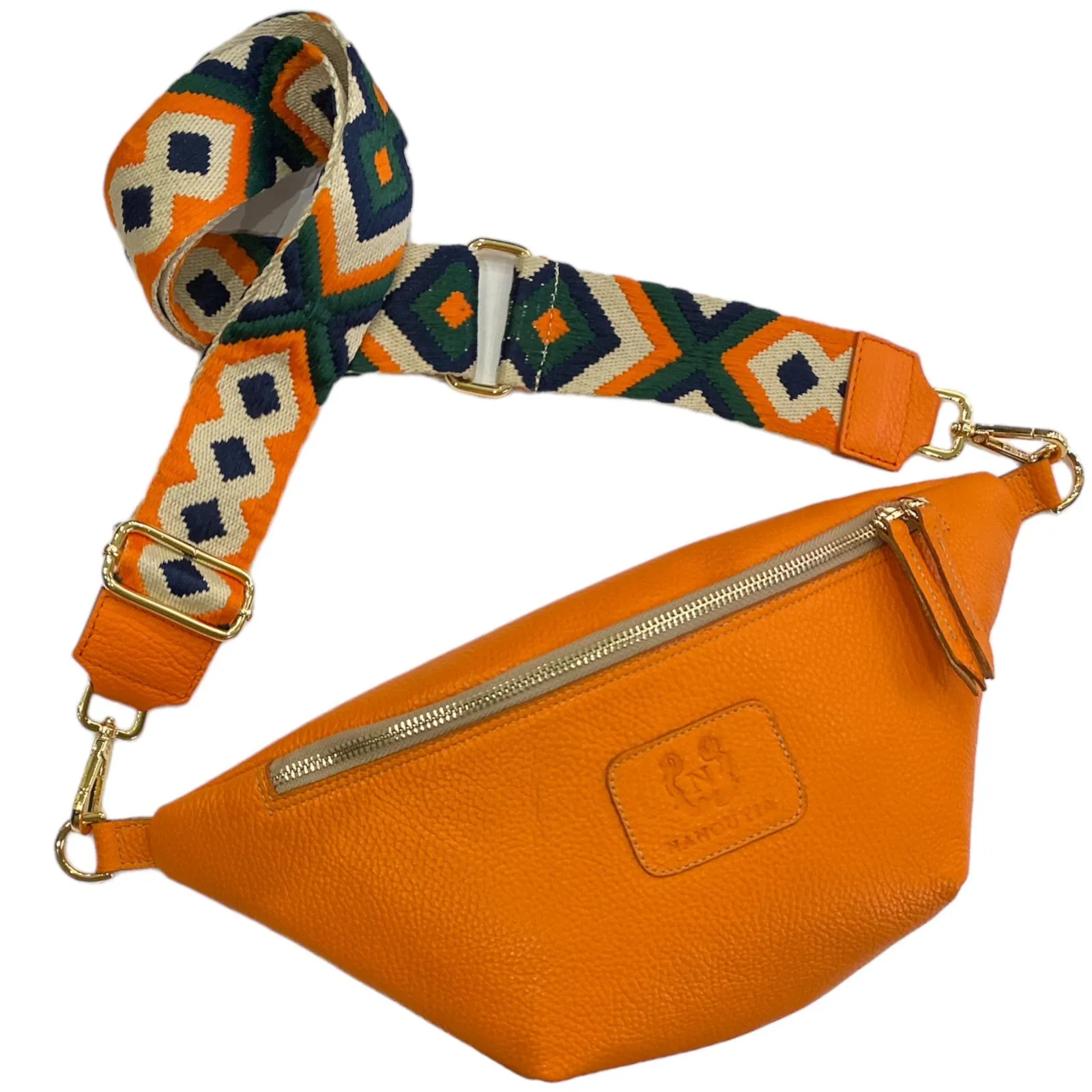 REGURAL. APEROL LEATHER BELT BAG