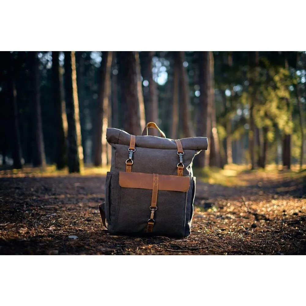 Retro Leinwand Rucksack | REYKJAVIK