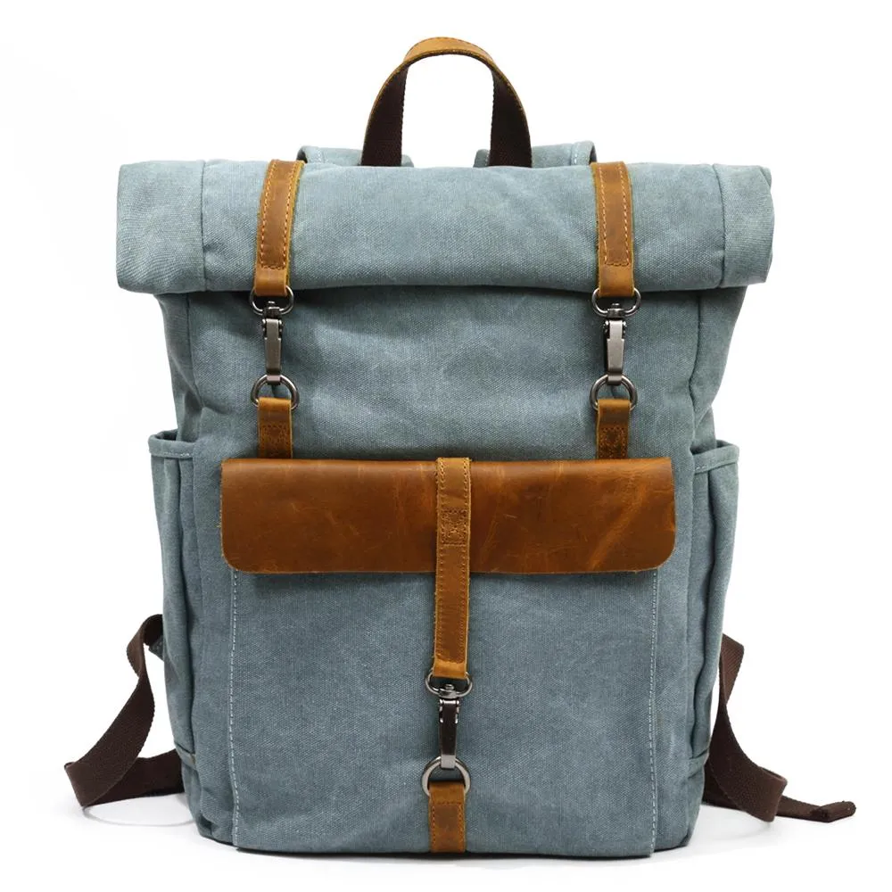 Retro Leinwand Rucksack | REYKJAVIK
