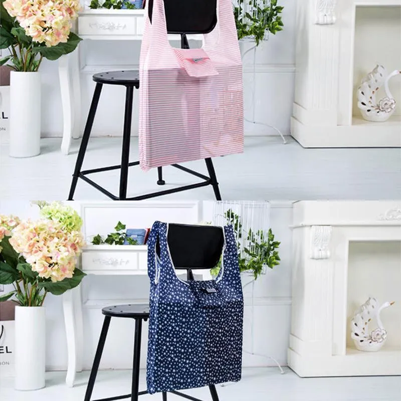 Reusable Foldable Shopping Bags 6PCS 6Styles