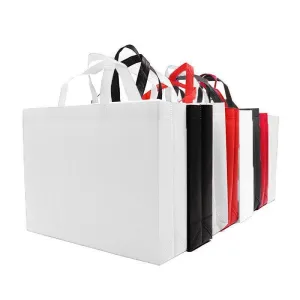Reusable Shopping Bags 100PCS 6Sizes 3Colours
