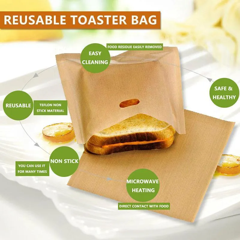 Reusable Toaster Bags 20PCS-100PCS Gluten Free