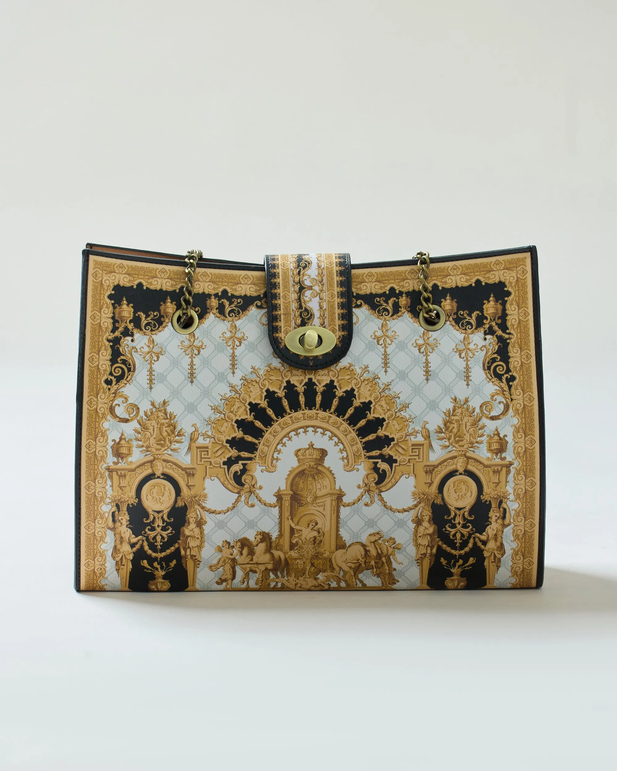 Rome - Tote : Black/Gold