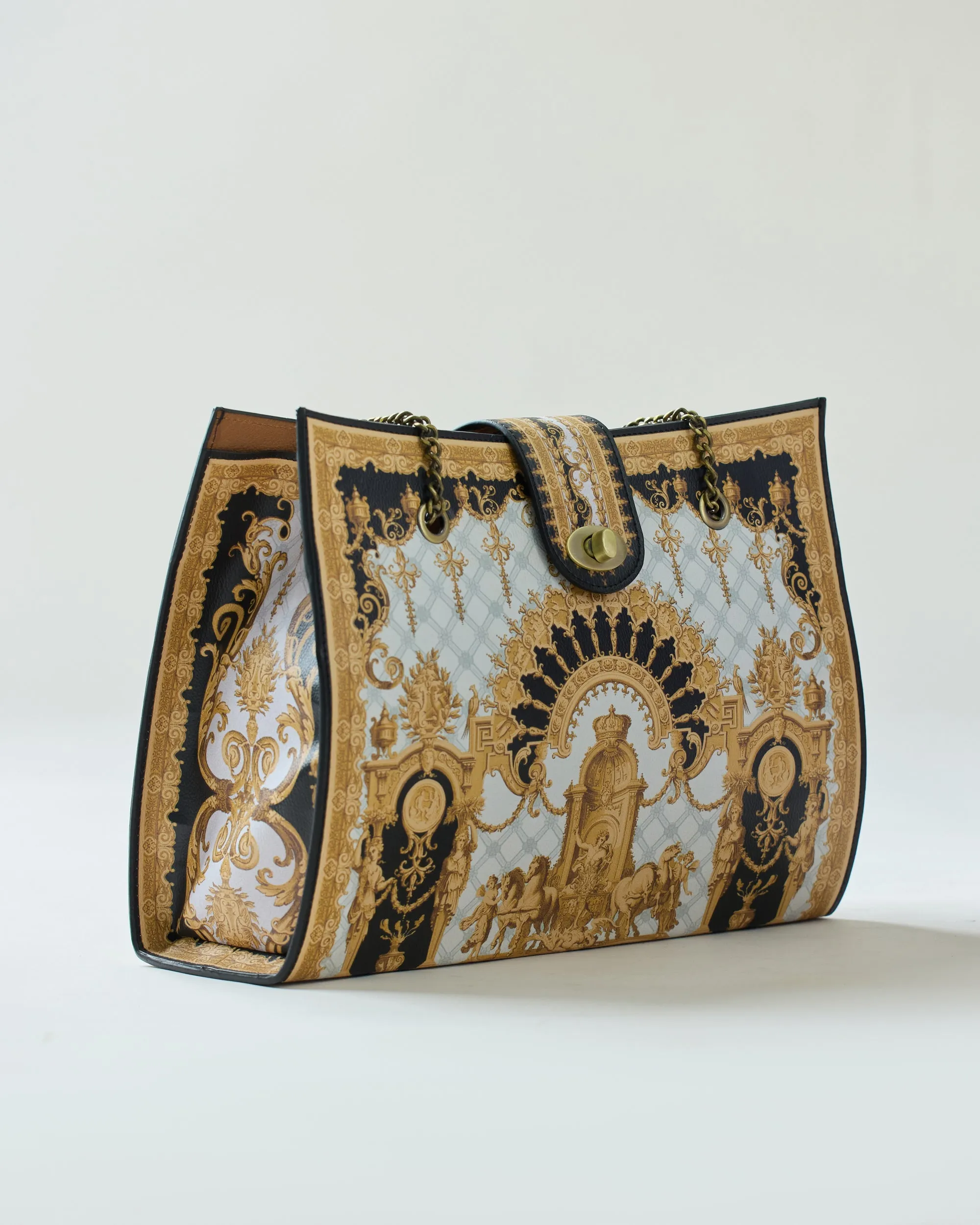 Rome - Tote : Black/Gold