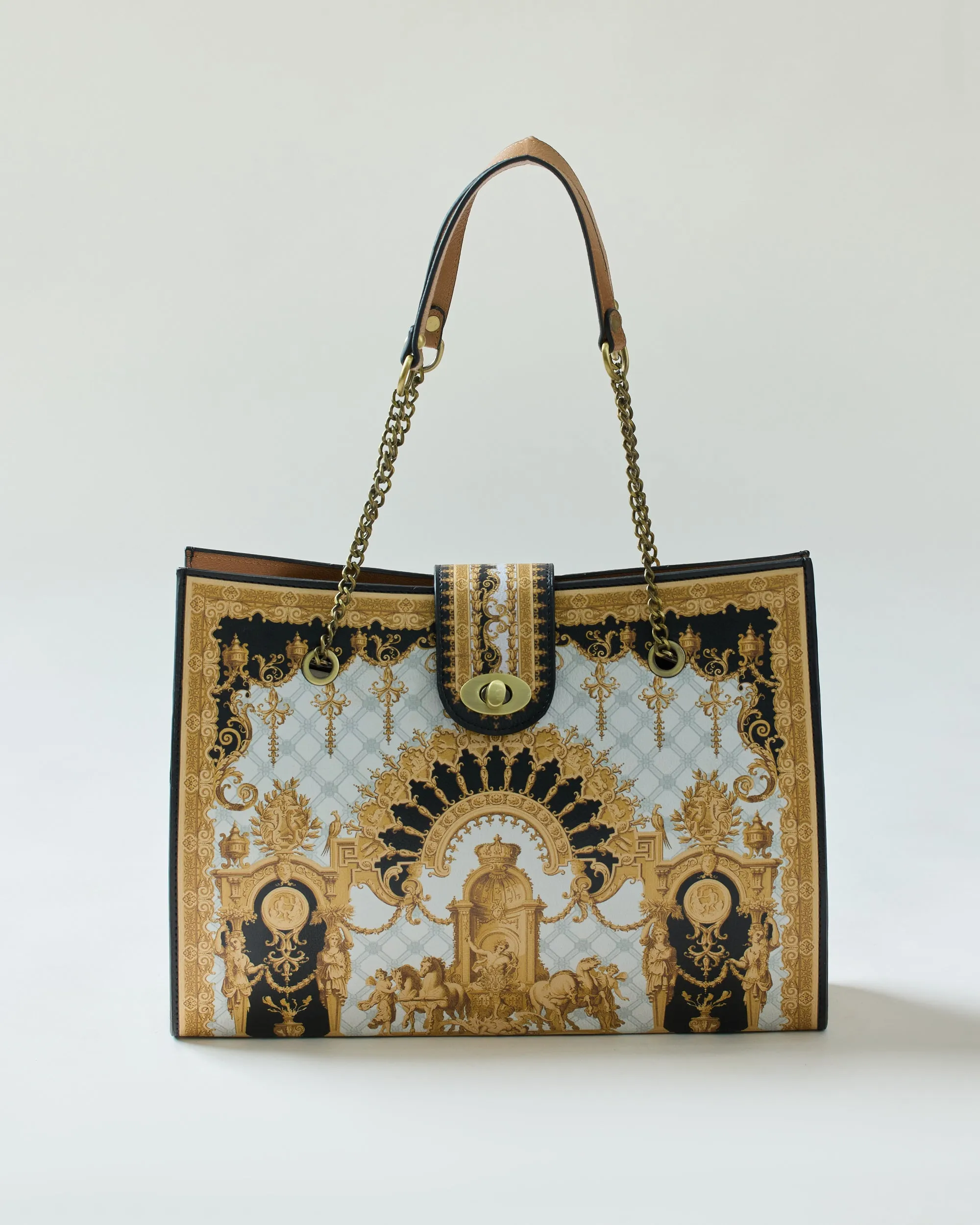 Rome - Tote : Black/Gold
