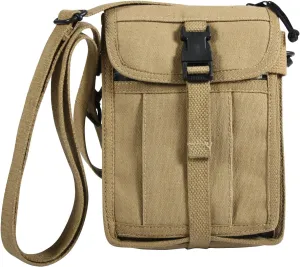 Rothco Canvas Travel Portfolio Crossbody Shoulder Bag