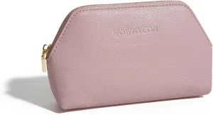 ROWNYEON Small Makeup Bag for Purse, Mini Portable Cosmetic Bags for Women, PU Leather Coin Purse Lipstick Cosmetic Accessories Organizer, Travel Makeup Pouch Zipper Pouch for Men Women