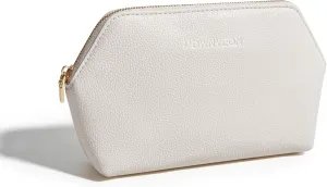 ROWNYEON Small Makeup Bag for Purse, Mini Portable Cosmetic Bags for Women, PU Leather Coin Purse Lipstick Cosmetic Accessories Organizer, Travel Makeup Pouch Zipper Pouch for Men Women