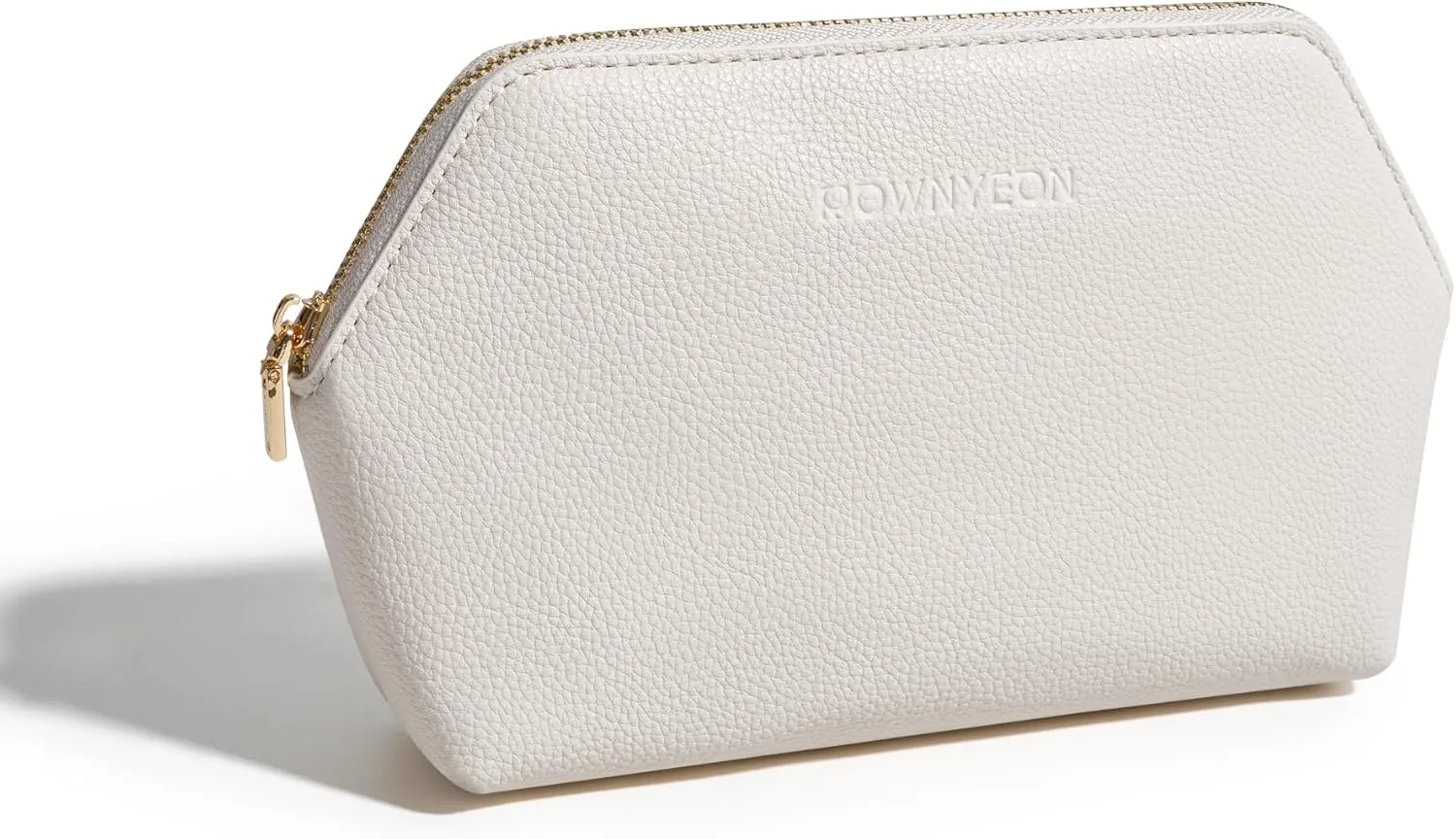 ROWNYEON Small Makeup Bag for Purse, Mini Portable Cosmetic Bags for Women, PU Leather Coin Purse Lipstick Cosmetic Accessories Organizer, Travel Makeup Pouch Zipper Pouch for Men Women