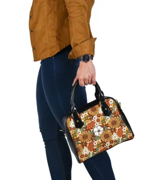 Rustic Blooms | Leather Shoulder Bag