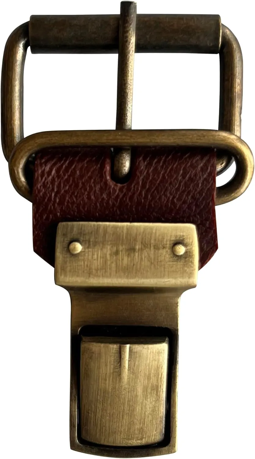 RUSTIC TOWN Leather Bag Replacement Push Clip Clasp Lock - Quick Release Metal Fasteners Buckles for Satchel & Messenger