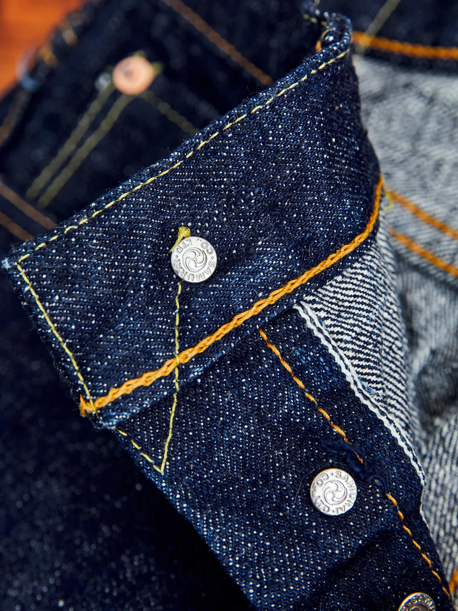 S511AX "Ai-Plus" 18oz Natural Indigo Selvedge Denim - Slim Tapered Fit