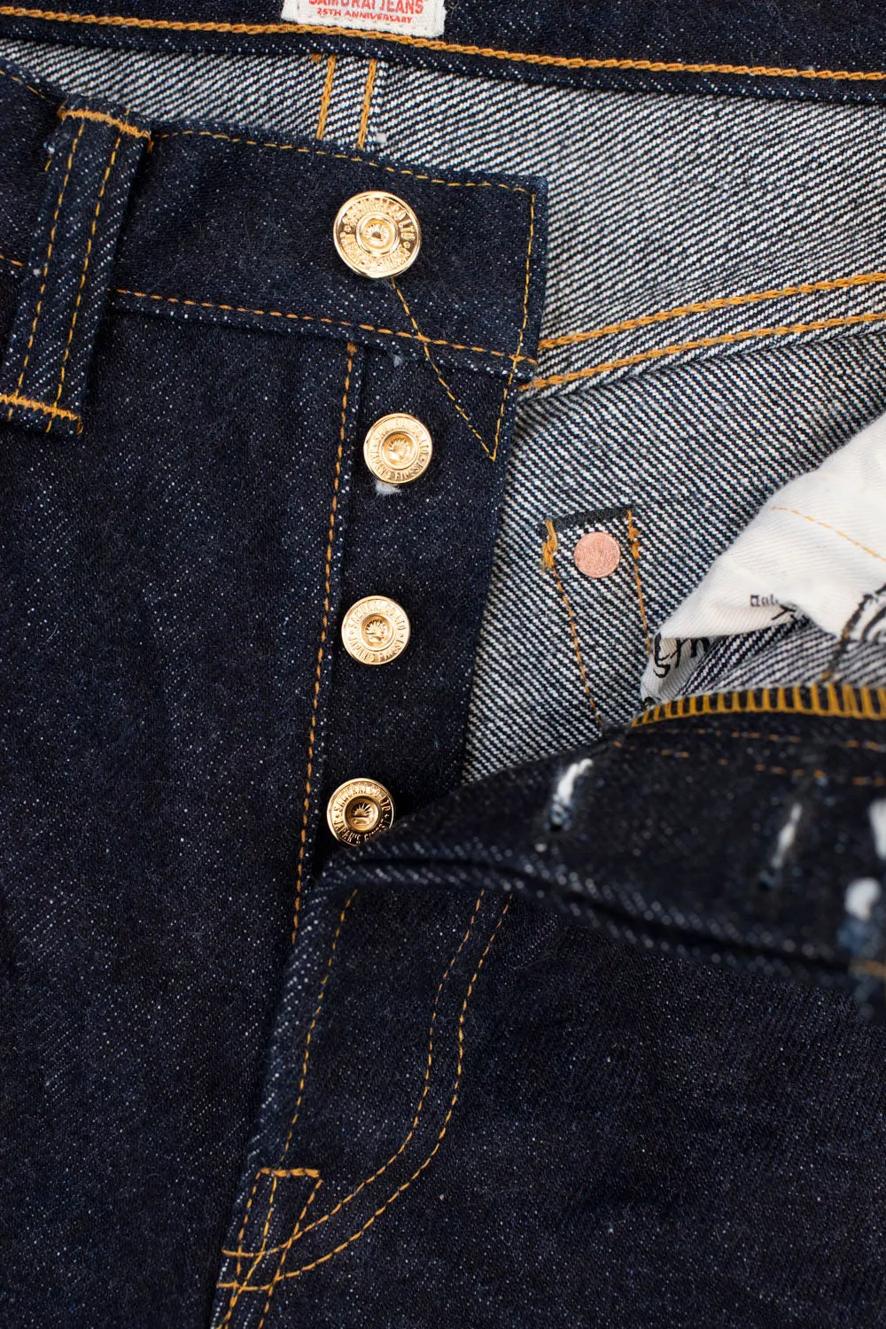 S710XX25oz-25TH - 25oz "25th Anniversary Limited Edition" Selvedge Denim - Slim Straight