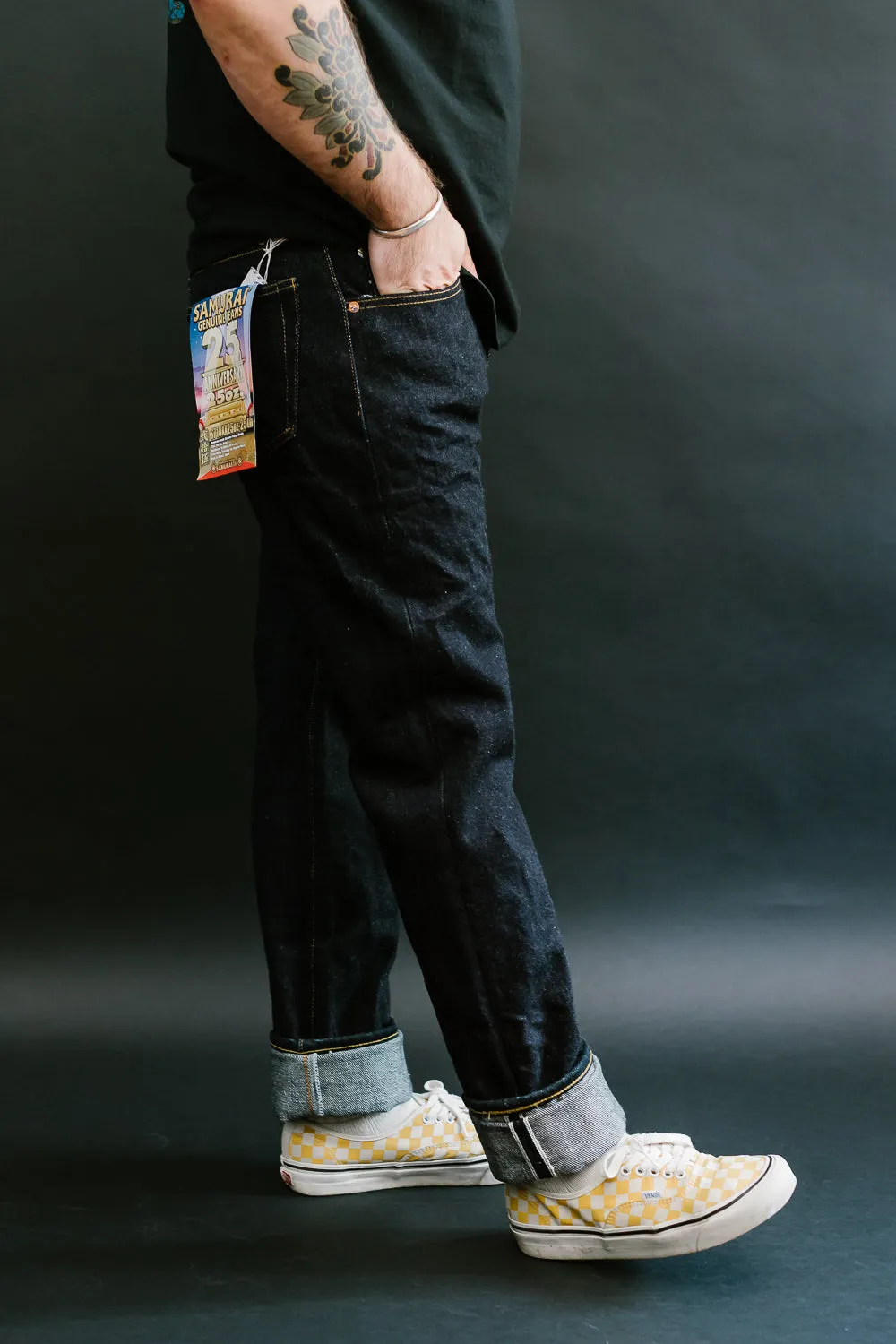 S710XX25oz-25TH - 25oz "25th Anniversary Limited Edition" Selvedge Denim - Slim Straight