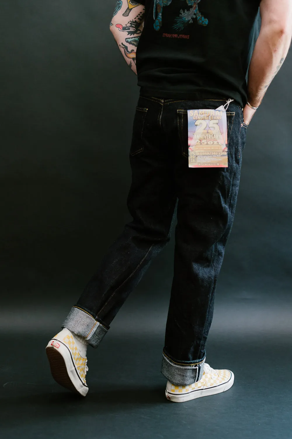 S710XX25oz-25TH - 25oz "25th Anniversary Limited Edition" Selvedge Denim - Slim Straight