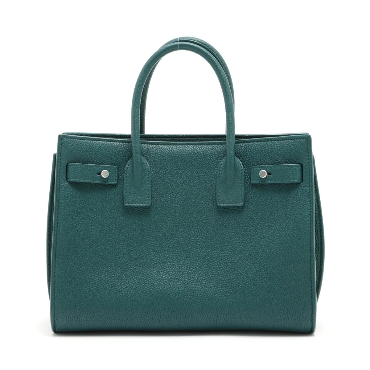 Sac de Jour Baby Leather Dark Green 2-Way Tote