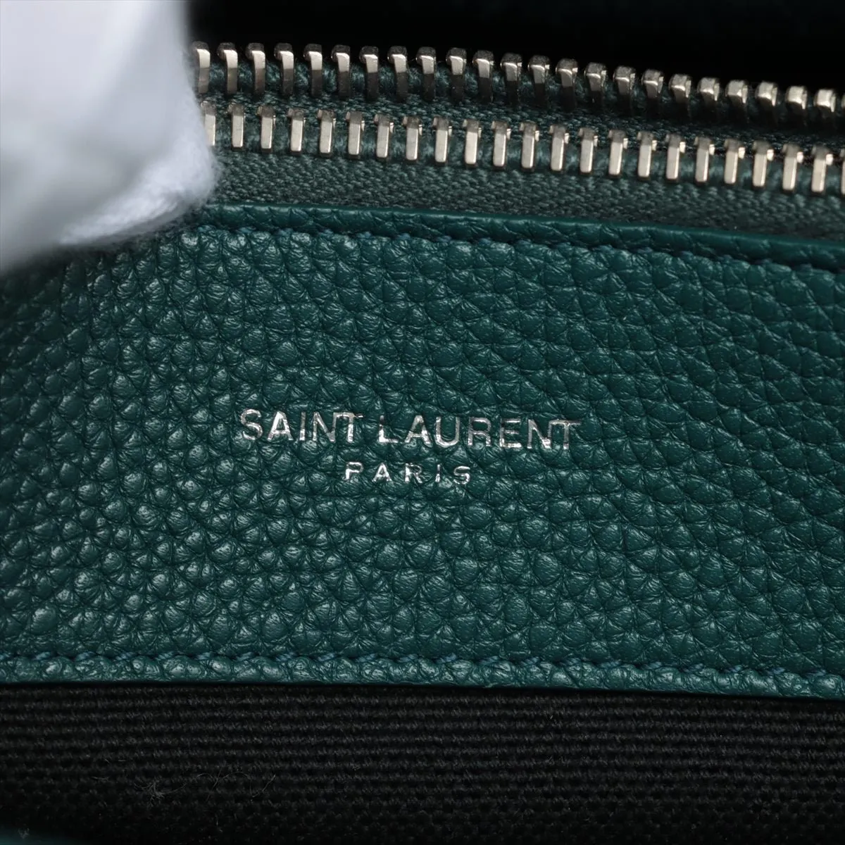 Sac de Jour Baby Leather Dark Green 2-Way Tote
